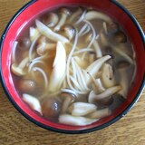 しめじのにゅうめん